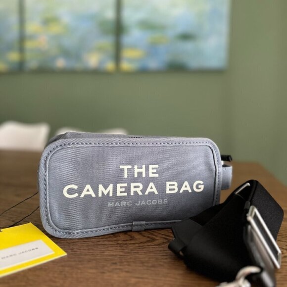 NWT！Marc Jacobs The Camera Bag -Blue Shadow -Webbing canvas - Picture 15 of 15